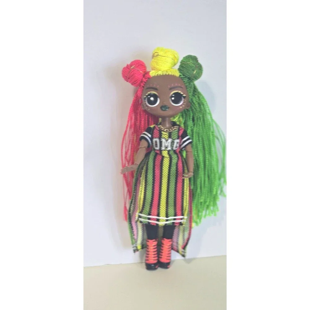 LOL Surprise OMG Queens SWAYS Neon Hair & Royal Bee Fashion Dolls Lot of 2
